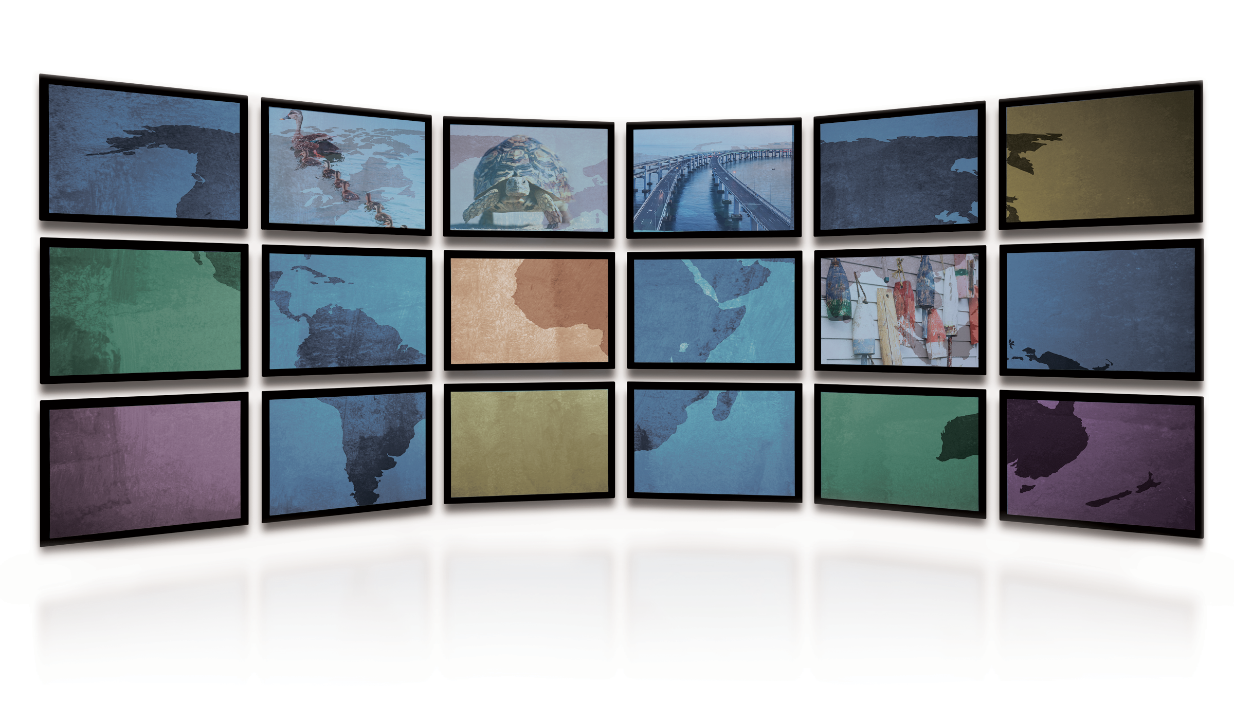 TV Monitors With Map 2Q23